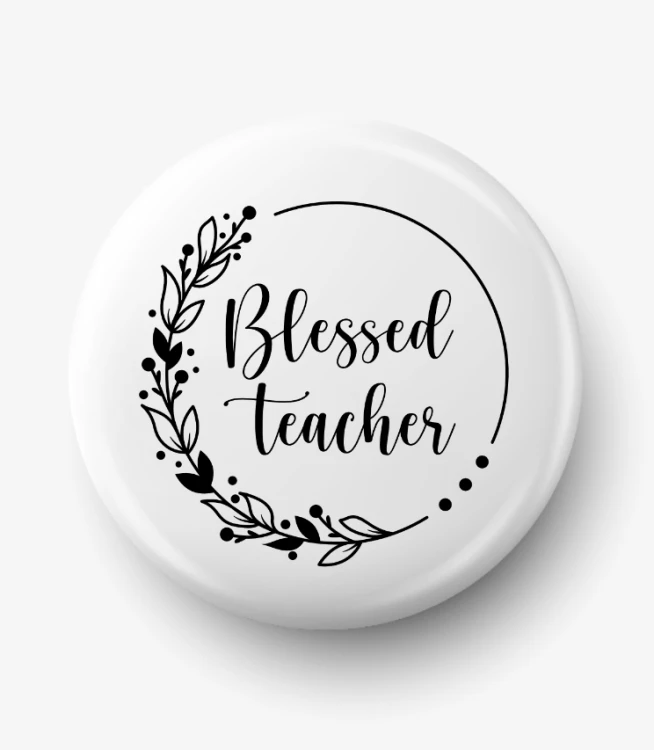 Button blessed teacher