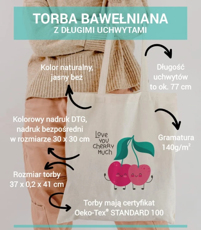 torba bawełniana z długimi uszami, z nadrukiem - love you cherry much - opis materiału.jpg
