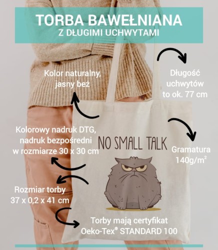 Zabawna torba z kotem