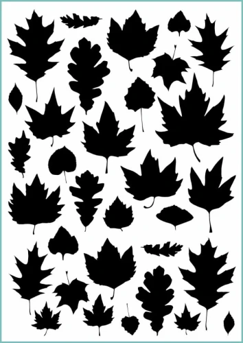 Tatuaże tymczasowe leaves silhouettes