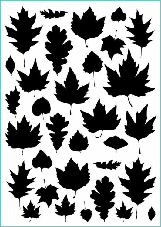 Tatuaże tymczasowe leaves silhouettes