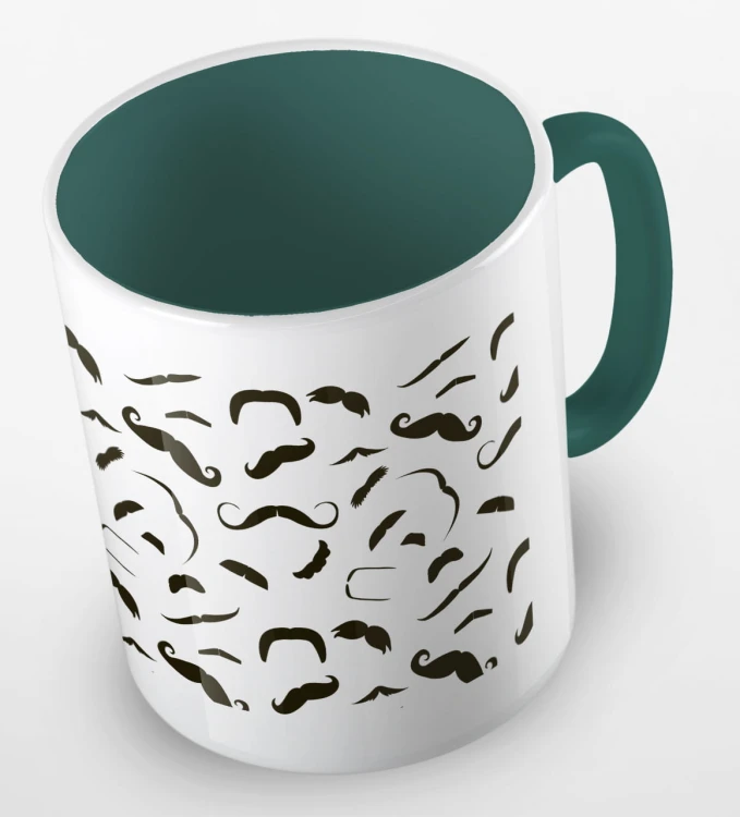 kolorowy kubek black mustache - kolor ciemnozielony.jpg