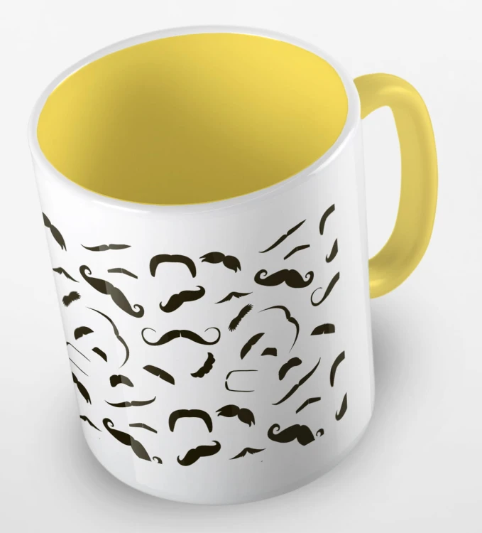 kolorowy kubek black mustache - kolor żółty.jpg