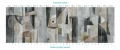 Fototapeta geometryczna abstrakcja - podział na bryty (pasy)