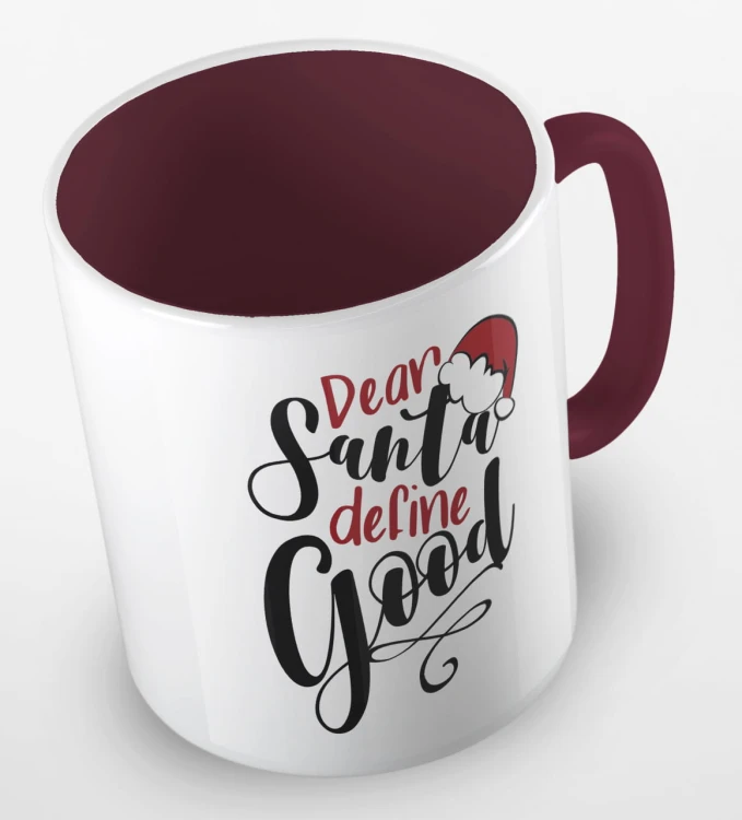kolorowy kubek dear santa define good - kolor kubka bordowy.jpg