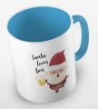 kolorowy kubek z hasłem Santa loves beer - kolor błękitny.jpg