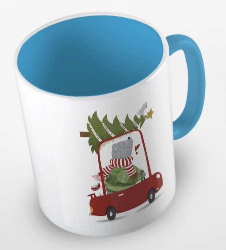 kolorowy kubek cute christmas bear - kolor błękitny.jpg