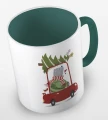 kolorowy kubek cute christmas bear - kolor ciemnozielony.jpg