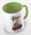 kolorowy kubek cute christmas bear - kolor jasnozielony.jpg