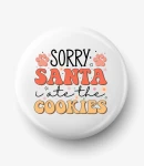 Button sorry Santa
