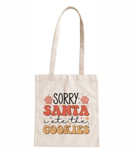 Torba bawełniana sorry Santa