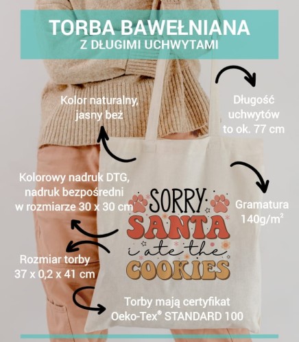 torba bawełniana z hasłem sorry santa, i ate the cookies - parametry torby.jpg