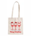 torba bawełniana z długimi uszami hasłem Merry Christmas oraz kieliszkami wina.jpg