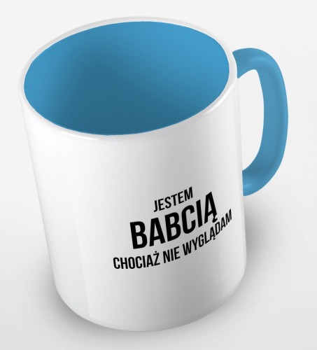 kolorowy kubek jestem babcią chociaż nie wygladam - błekitny.jpg