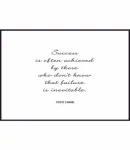 Plakat Sukces - z sentencją Coco Chanel
