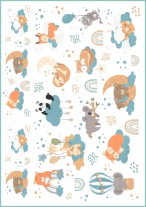 Tatuaże tymczasowe sleeping little animals