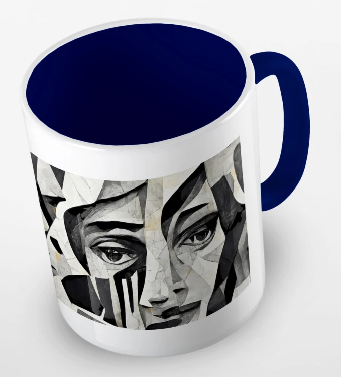 kolorowy kubek - black and white portrait - kolor granatowy.jpg