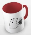 kolorowy kubek z hasłem strong like my coffee oraz uroczym niedżwiedziem - kolor czerwony.jpg