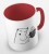 kolorowy kubek z hasłem strong like my coffee oraz uroczym niedżwiedziem - kolor czerwony.jpg