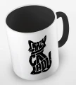 kolorowy kubek z hasłem - crazy cat lady 01 - kolor czarny.jpg