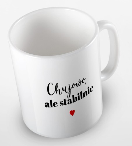 kolorowwy kubek - chujowo ale stabilnie - kubek biały.jpg