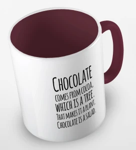Kubek chocolate is a salad