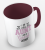 kolorowy kubek z hasłem - I am not only an aunt, i am a great aunt - bordowy kolor kubka.png