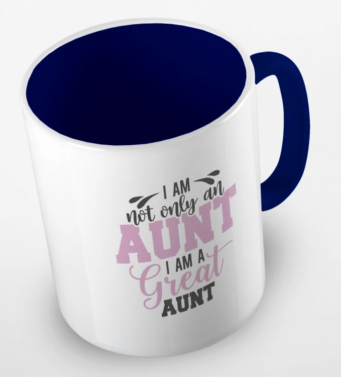 kolorowy kubek z hasłem - I am not only an aunt, i am a great aunt - granatowy kolor kubka.png