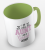 kolorowy kubek z hasłem - I am not only an aunt, i am a great aunt - jasnozielony kolor kubka.png