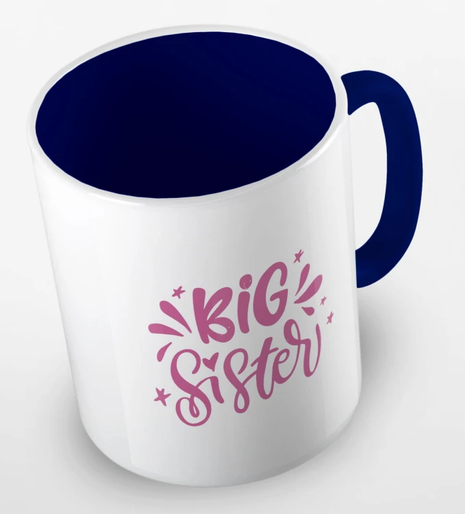 kolorowy kubek z hasłem - big sister - kolor granatowy.jpg