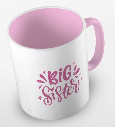 kolorowy kubek z hasłem - big sister - kolor różowy.jpg