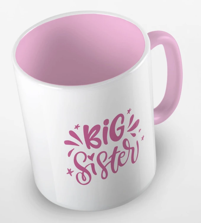 kolorowy kubek z hasłem - big sister - kolor różowy.jpg