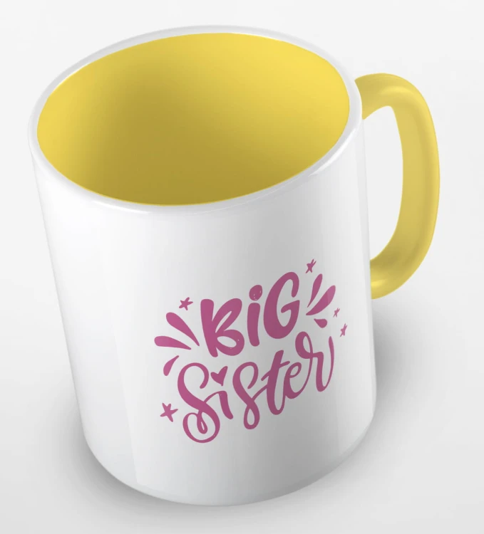 kolorowy kubek z hasłem - big sister - kolor żółty.jpg