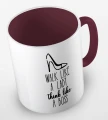 kolorowy kubek z hasłem - walk like a lady, think like a boss - kolor bordowy.jpg