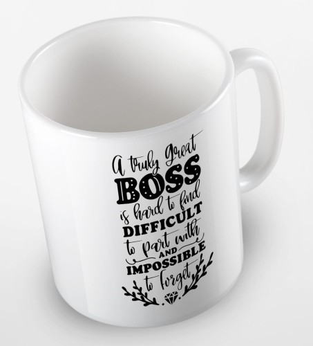 kolorowy kubek z hasłem - a truly great boss is hard to find difficult to part with and impossible to forget - kolor biały.jpg