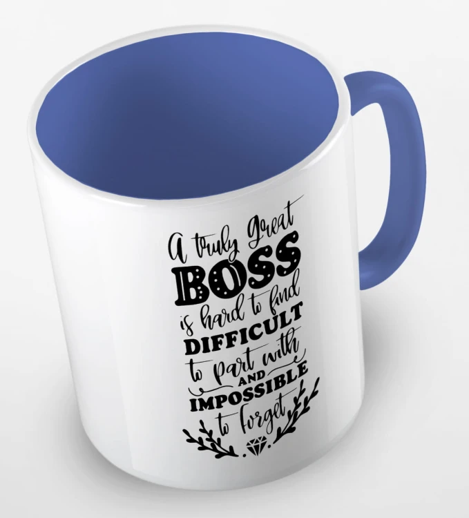 kolorowy kubek z hasłem - a truly great boss is hard to find difficult to part with and impossible to forget - kolor niebieski.jpg