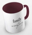 kolorowy kubek z hasłem - family is everything - kolor bordowy.jpg