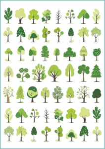 Tatuaże tymczasowe tree silhouettes 01