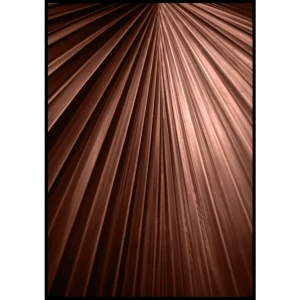 Plakat liść palmowy w kolorze mocha mousse
