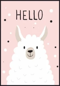 Plakat Hello lama
