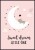 Ilustracja na ścianę do pokoju niemowlaka, z misiem na księżycu. Słodki plakat "Sweet dream little one"