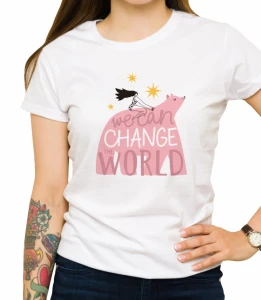 Koszulka we can change the world