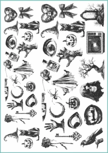 Tatuaże tymczasowe creepy Halloween