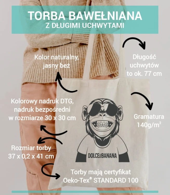 torba bawełniana z długimi uszami, z nadrukiem - dolce&banana - parametry.jpg