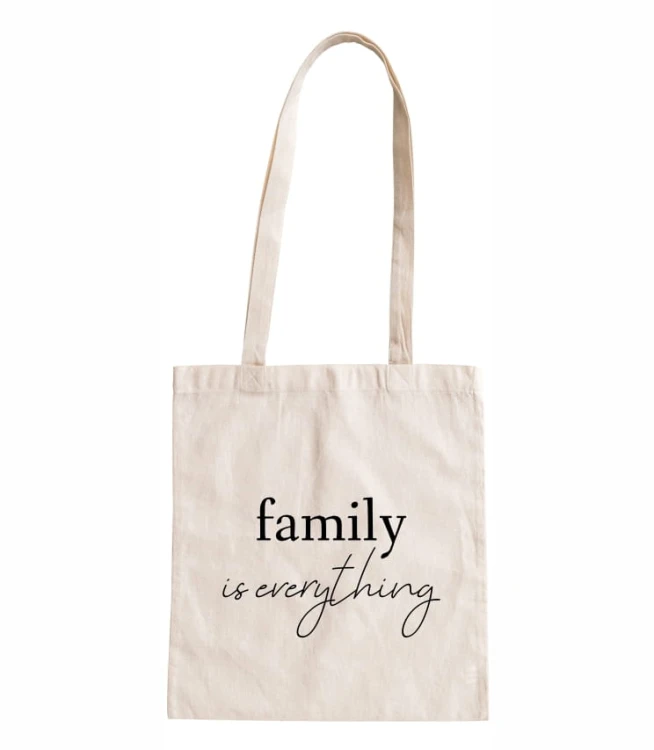 torba bawełniana z długimi uszami, z nadrukiem - family is everything.jpg