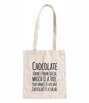 Torba bawełniana chocolate is a salad