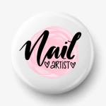 Button nail artist