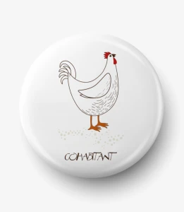 Button cohabitant