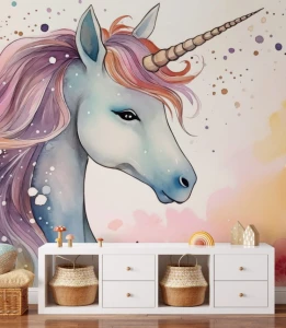 Fototapeta cute adorable unicorn
