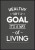 Ciemny plakat na ścianę z tekstem "healty isn’t a goal it’s a way of living".